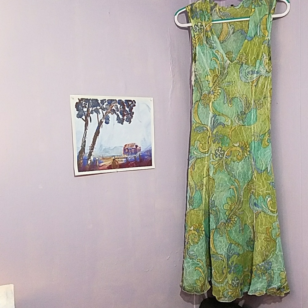 Komarov Midi Chiffon Dress